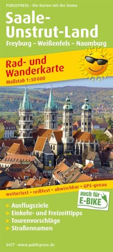 Saale-Unstrut-Land, Freyburg - Weißenfels - Naumburg: Rad- und Wanderkarte mit Ausflugszielen, Einkehr- & Freizeittipps sowie Nebenkarte Ziegelrodaer ... 1:50000 (Rad- und Wanderkarte: RuWK)