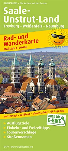 Saale-Unstrut-Land, Freyburg - Weißenfels - Naumburg: Rad- und Wanderkarte mit Ausflugszielen, Einkehr- & Freizeittipps sowie Nebenkarte Ziegelrodaer ... 1:50000 (Rad- und Wanderkarte: RuWK) von Publicpress