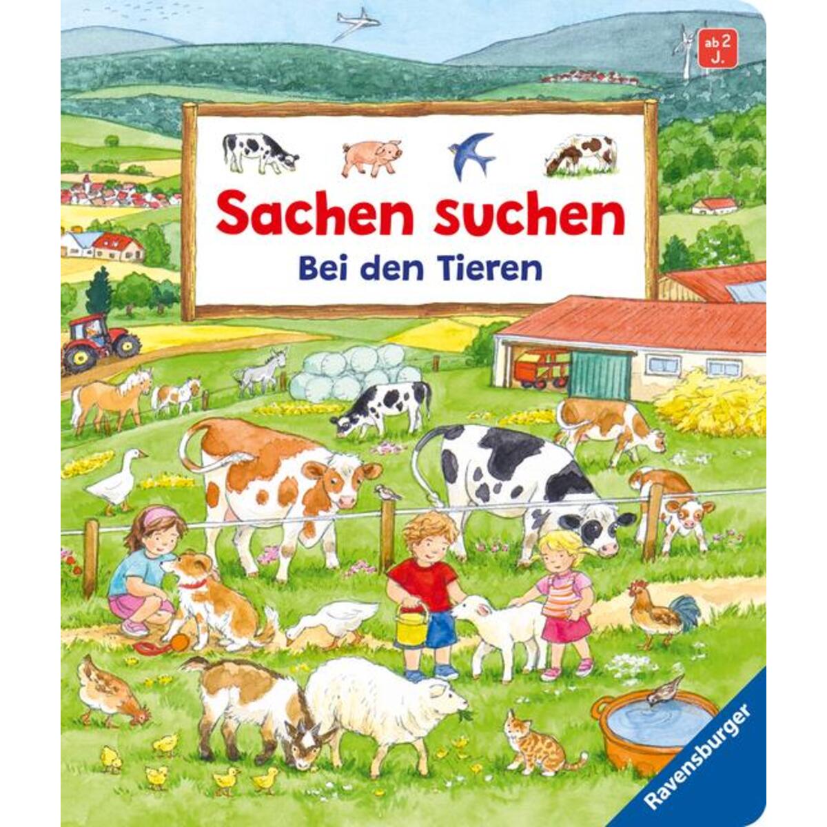 Sachen suchen: Bei den Tieren von Ravensburger Verlag