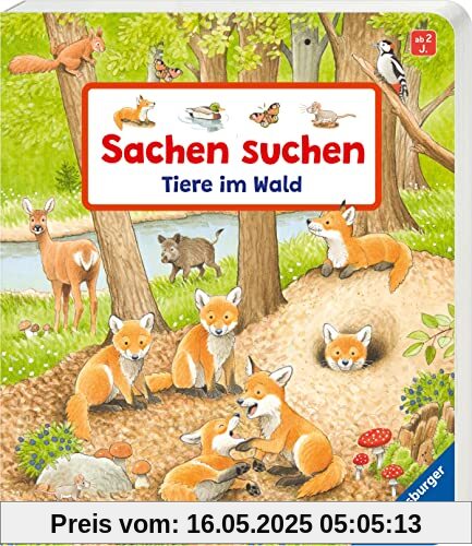 Sachen suchen: Tiere im Wald