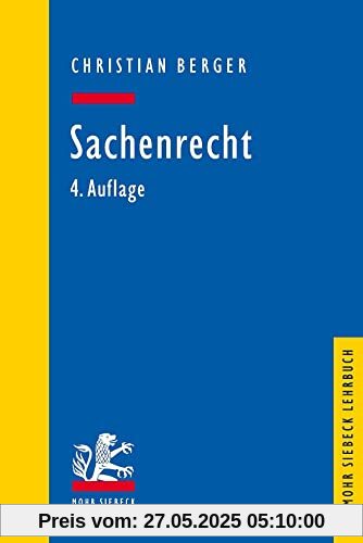 Sachenrecht (Mohr Lehrbuch)