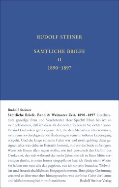 Sämtliche Briefe Band 2 von Rudolf Steiner Verlag