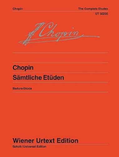 Sämtliche Etüden: Nach den Quellen herausgegeben und mit Fingersätzen versehen. op. 10 + 25. Klavier.: Nach den Quellen herausgegeben und mit ... 4-5 (Wiener Urtext Edition) von Schott Publishing