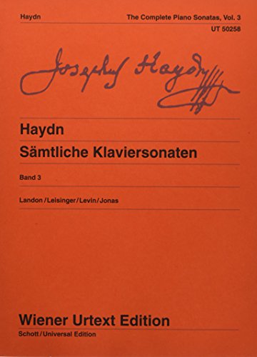 Sämtliche Klaviersonaten: Nach den Quellen herausgegeben von Christa Landon, revidiert von Ulrich Leisinger. Vol. 3. Klavier. (Wiener Urtext Edition, Band 3)