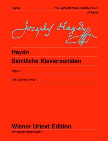 Sämtliche Klaviersonaten: Sonatas Hob. XVI:21-32, XVI:35-39. Ed. Landon/Leisinger von Universal Edition