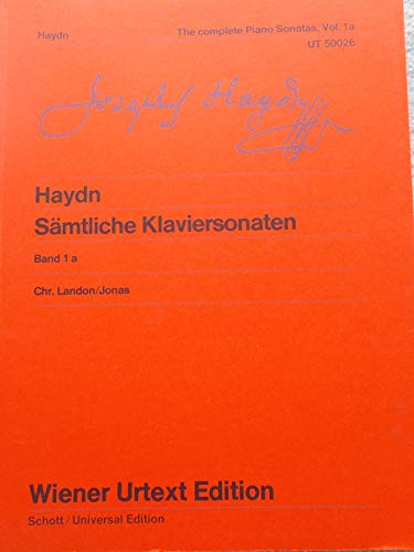 Sämtliche Klaviersonaten: Sonaten Hob. XVI:1-14, XVI:16, XVI:Es2/Es3/G1/F3, XVII:D1. Ed. Landon/Leisinger/Levin. Vol. 1. Klavier. (Wiener Urtext Edition, Band 1)