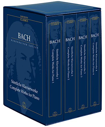 Sämtliche Klavierwerke , The complete Piano Works in 4 Bänden Bärenreiter TP 2002 (Bärenreiter Urtext Bärenreiter Classics Studienpartituren): ... Göttingen u. Bach-Archiv Leipzig