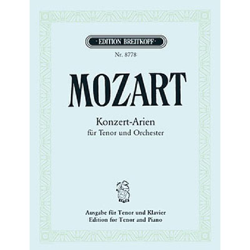 Sämtliche Konzertarien für Tenor Sämtliche Konzertarien für Tenor