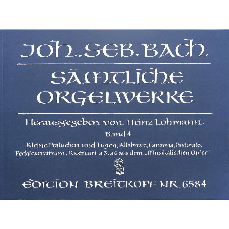 Sämtliche Orgelwerke 4