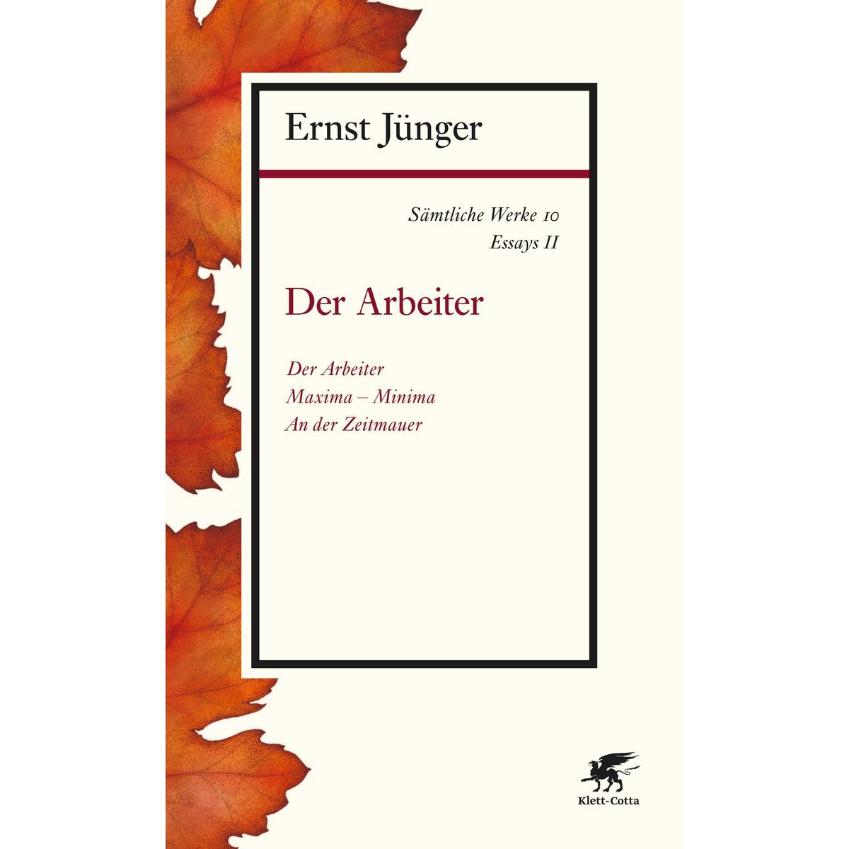 Sämtliche Werke - Band 10 von Klett-Cotta Verlag
