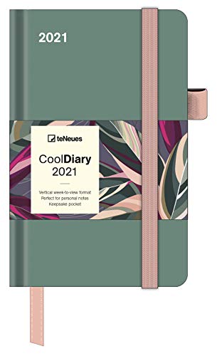 Sage Green 2021 - Diary - Buchkalender - Taschenkalender - 9x14: Cool Diary