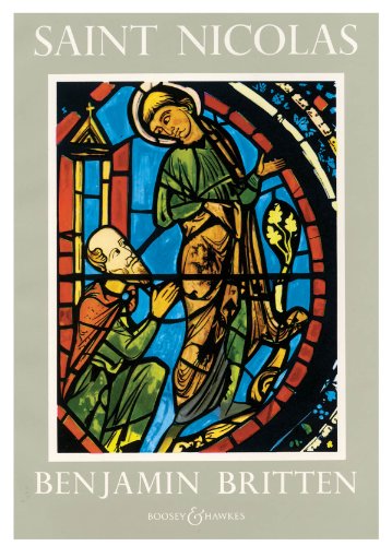Saint Nicolas: A Cantata. op. 42. Tenor solo, gemischter Chor (SATB), Frauenchor (SA), 4 Knabenstimmen, Streichorchester, Klavier 4-händig und Schlagzeug. Klavierauszug.