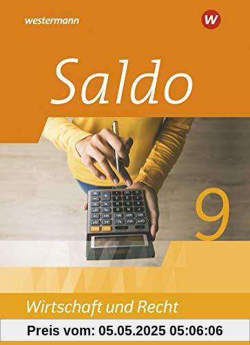 Saldo - Wirtschaft und Recht 9 Schülerband. Für Wirtschaftsgymnasien in Bayern: Ausgabe 2020