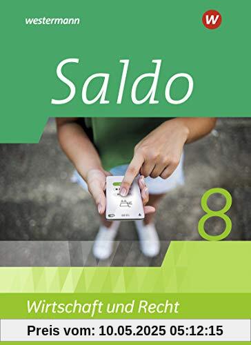 Saldo - Wirtschaft und Recht - Ausgabe 2020 für Wirtschaftsgymnasien in Bayern: Schülerband 8