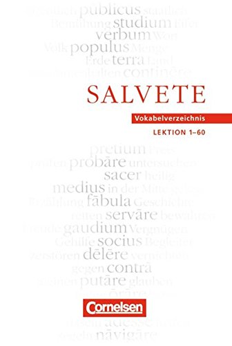 Salvete - Bisherige Ausgabe: Salvete, Vokabelverzeichnis von Cornelsen Verlag