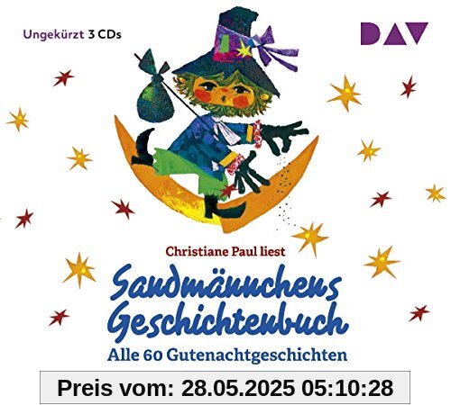 Sandmännchens Geschichtenbuch - Alle 60 Gutenachtgeschichten: Ungekürzte Lesung mit Christiane Paul (3 CDs)