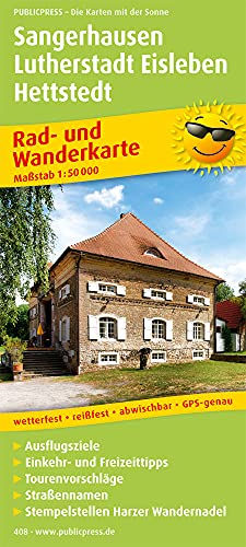 Sangerhausen, Lutherstadt Eisleben, Hettstedt: Rad- und Wanderkarte mit Ausflugszielen, Einkehr- & Freizeittipps, wetterfest, reissfest, abwischbar, GPS-genau. 1:50000 (Rad- und Wanderkarte: RuWK) von Freytag-Berndt und ARTARIA