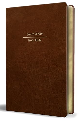 Biblia Bilingüe Reina Valera 1960/ESV Tamaño grande piel marrón / Bilingual Bibl e RVR60/English Standard Large Size Large Print Leather Biblia Bilingüe Reina Valera 1960/ESV Tamaño grande piel marrón / Bilingual Bibl e RVR60/English Standard Large Size Large Print Leather