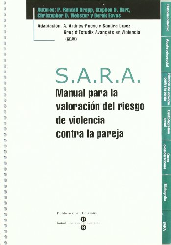 Sara : manual para la valoración del riesgo de violencia contra la pareja (BIBLIOTECA UNIVERSITARIA) von Publicacions i Edicions de la Universitat de Barce