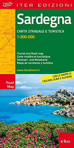 Sardegna. Carta stradale e turistica antistrappo 1:300.000. Ediz. italiana, inglese, francese, tedesca, spagnola (Carte stradali) von Iter Edizioni