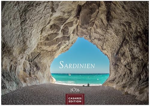 Sardinien 2026 L 35x50cm von CASARES EDITION