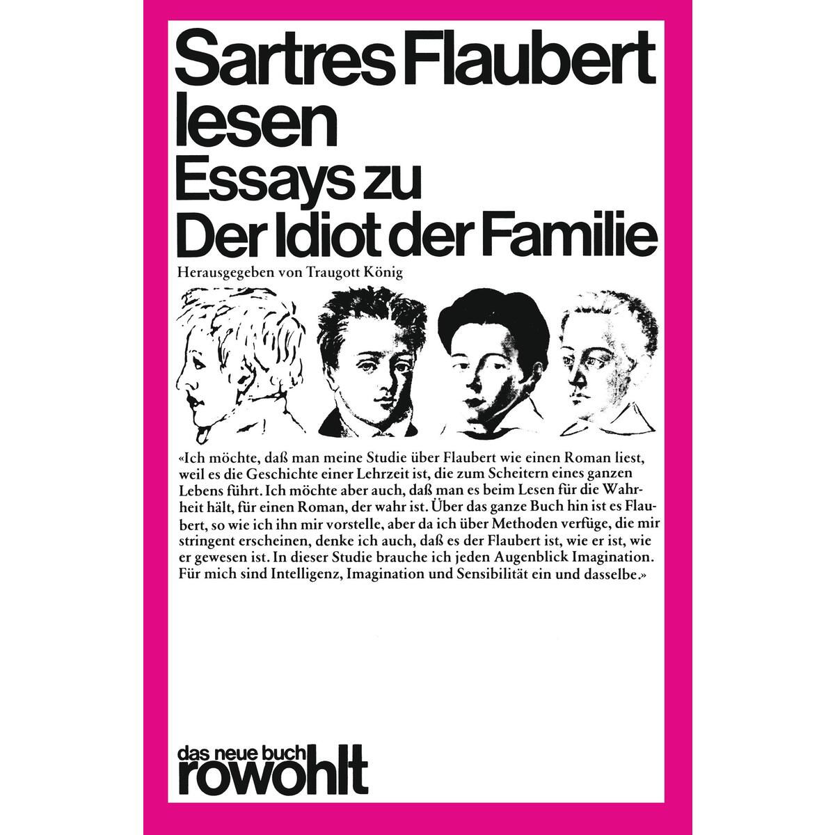 Sartres Flaubert lesen von Rowohlt Taschenbuch