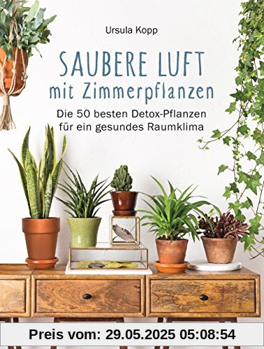 Saubere Luft mit Zimmerpflanzen: Die 50 besten Detox-Pflanzen für ein gesundes Raumklima. Basiert auf der NASA Clean Air Study