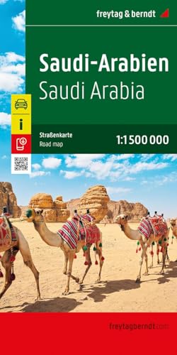 Saudi-Arabien, Straßenkarte 1:1.500.000, freytag & berndt (freytag & berndt Auto + Freizeitkarten) von FREYTAG-BERNDT UND ARTARIA