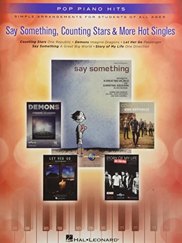 Say Something, Counting Stars & More Hot Singles (Pop Piano Hits) von Music Sales