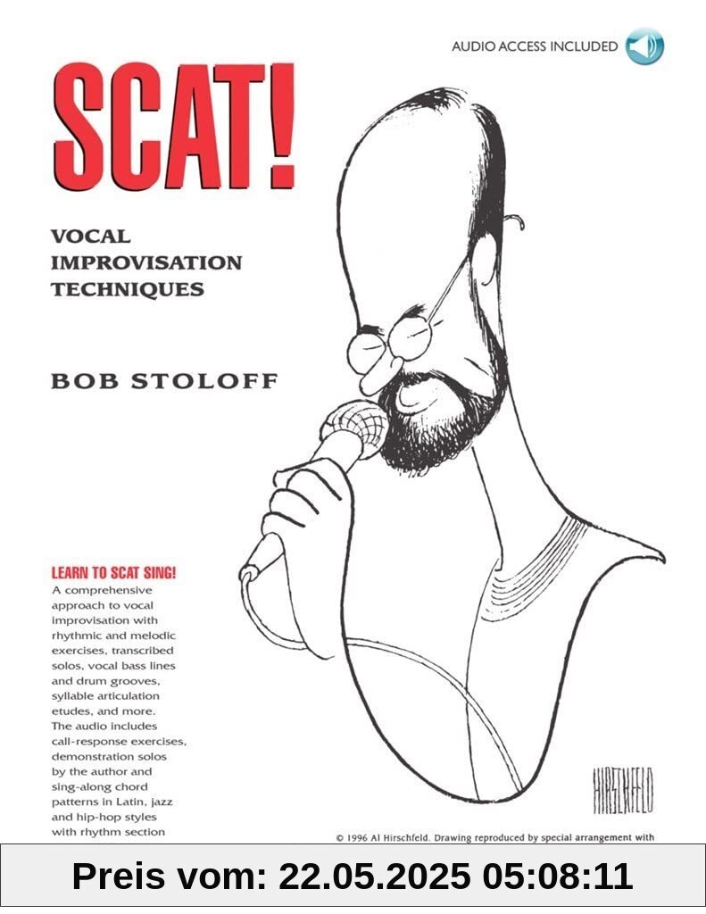 Scat! Vocal Improvisation Techniques. Gesang Solo. Enthält Online-Audio