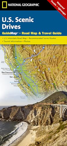 Scenic Drives USA: National Geographic Guide Map: What to see and do, top attractions and events, recommmended scenic routes. Road Map & Travel Guide. ... Tourist Information, Photos. Waterproff von National Geographic