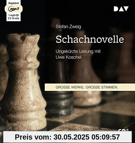 Schachnovelle: Ungekürzte Lesung (1 mp3-CD)