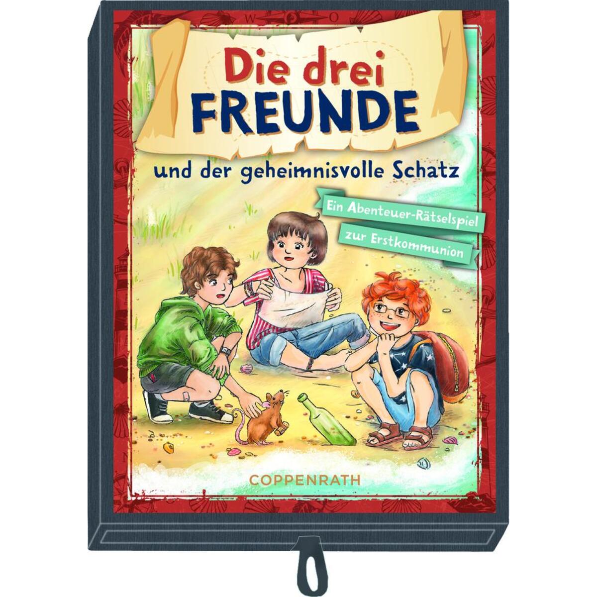 Schachtelspiel »Die drei Freunde und der geheimnisvolle Schatz« Schachtelspiel »Die drei Freunde und der geheimnisvolle Schatz« von Coppenrath