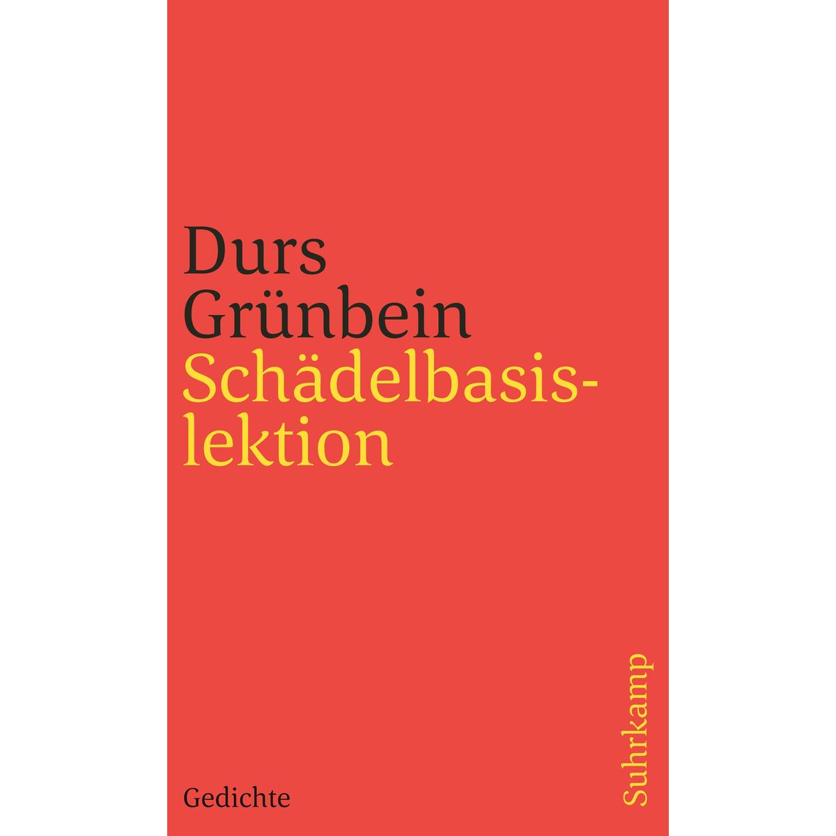 Schädelbasislektion von Suhrkamp Verlag AG