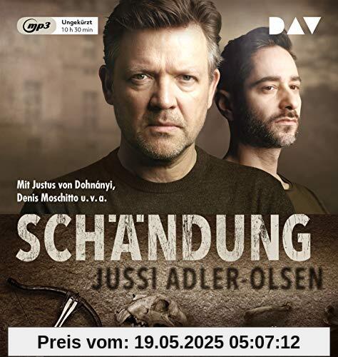 Schändung. Carl Mørck, Sonderdezernat Q, Fall 2: Ungekürztes Hörspiel mit Justus von Dohnányi, Denis Moschitto, Erich Räuker u.v.a. (1 mp3-CD)