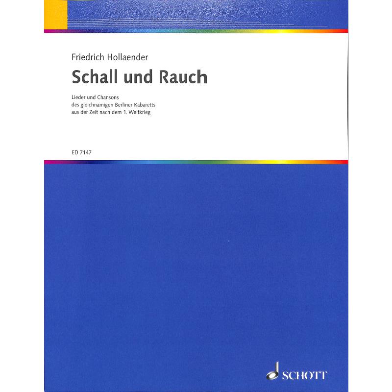 Schall und Rauch - Lieder Schall und Rauch - Lieder