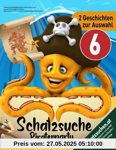 Schatzsuche Kindergeburtstag ab 6 Jahre mit Pirat Lucy: Piraten Schnitzeljagd für Einsteiger. Sofort Startklar für Berufstätige und vielbeschäftigte Mütter & Väter. (Bravo Schatzsuche)