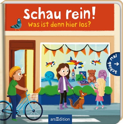 Schau rein! Was ist denn hier los?: Mit spannenden Schiebern | Fördert die Feinmotorik und den Spracherwerb, für Kinder ab 18 Monaten Schau rein! Was ist denn hier los?: Mit spannenden Schiebern | Fördert die Feinmotorik und den Spracherwerb, für Kinder ab 18 Monaten