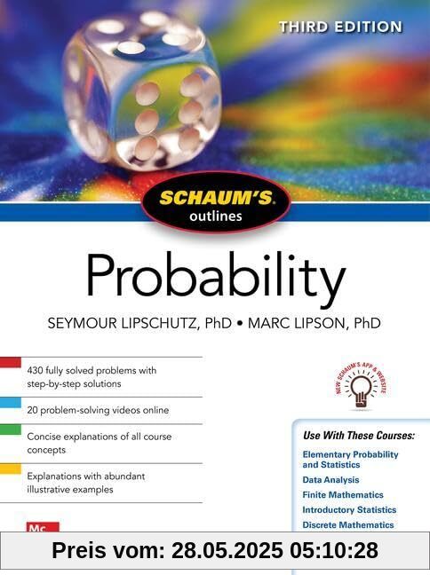 Schaum's Outline of Probability, Third Edition (Schaum's Outlines)