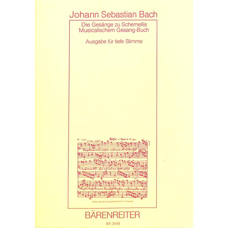 Schemelli Gesangbuch BWV 439-507 Schemelli Gesangbuch BWV 439-507