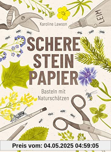 Schere, Stein, Papier: Basteln mit Naturschätzen