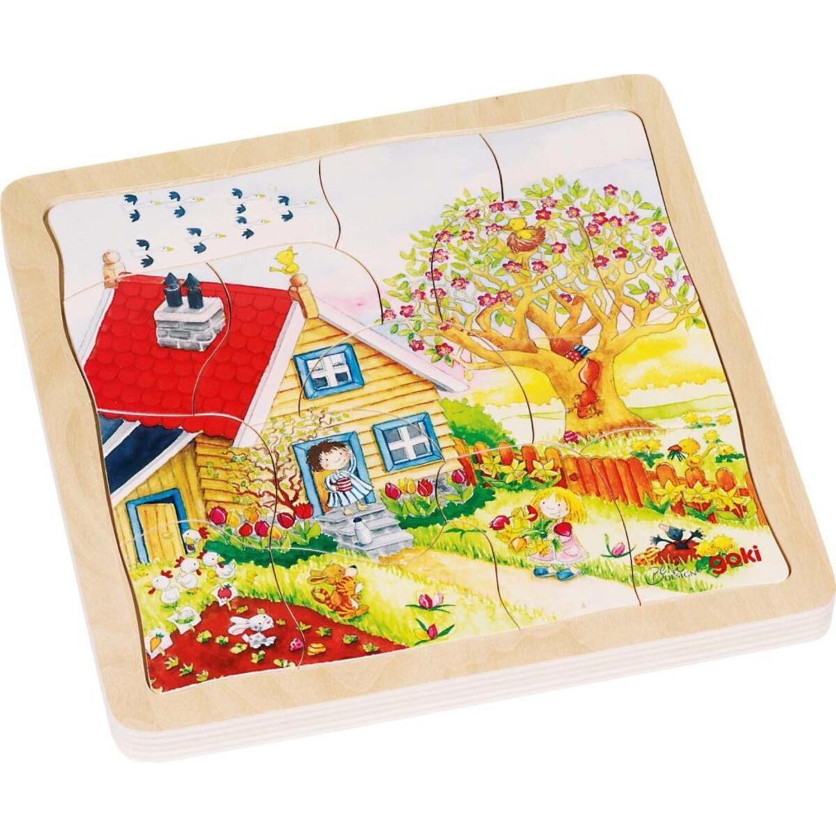 Schichtenpuzzle Jahreszeiten 54 Teile von Gollnest & Kiesel GmbH &