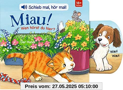 Schieb mal, hör mal!: Miau! Wen hörst du hier?