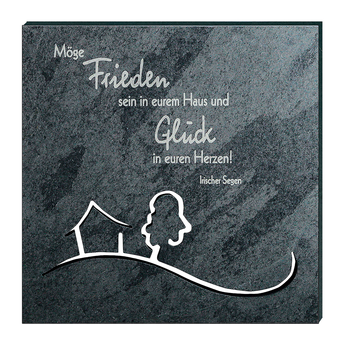 Schieferrelief »Frieden und Glück« Schieferrelief »Frieden und Glück« von Butzon und Bercker