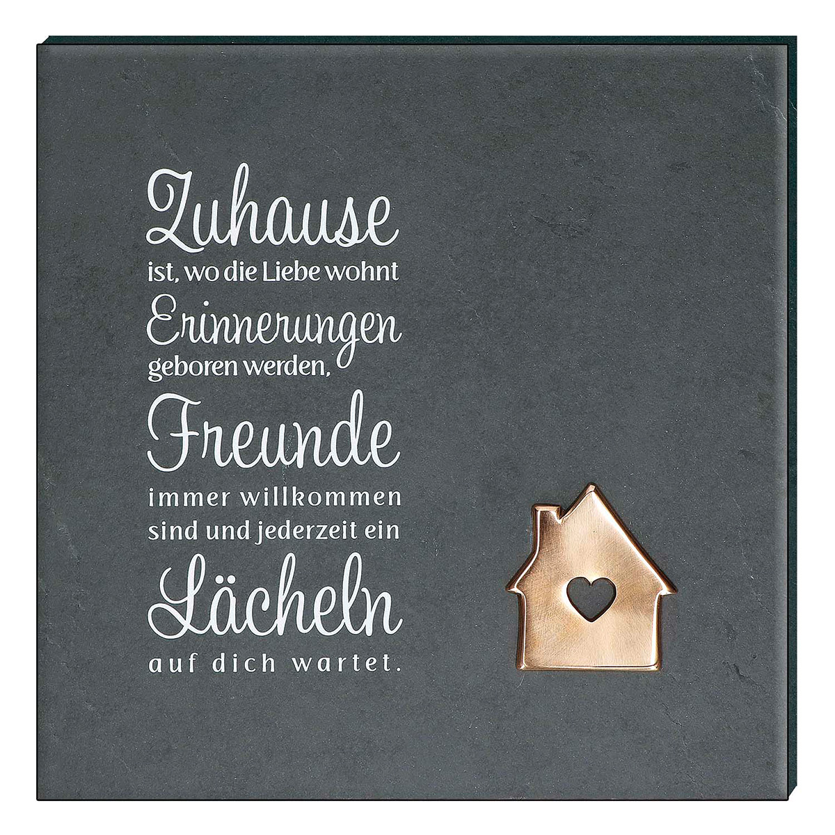Schieferrelief »Zuhause« von Butzon und Bercker
