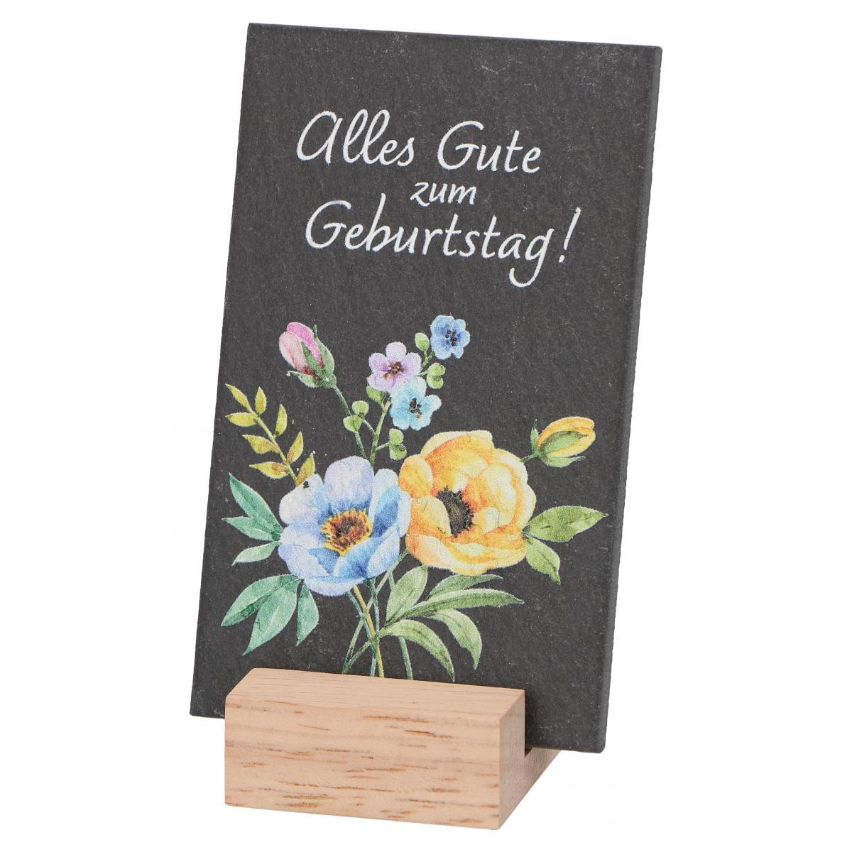 Schiefertafel - Alles Gute zum Geburtstag! (1 Stück) von Butzon und Bercker