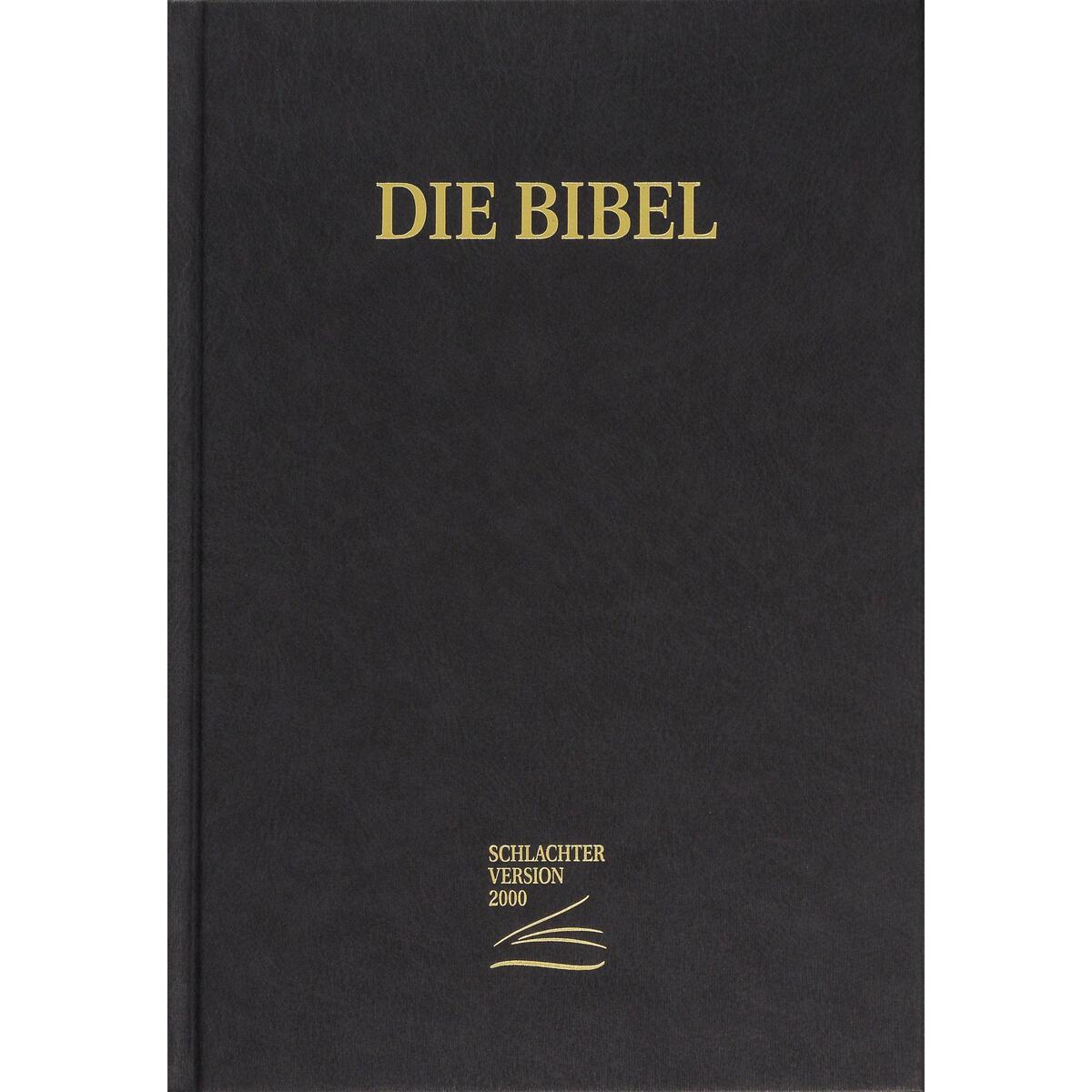 Schlachter 2000 Bibel - Großdruckausgabe (Hardcover, schwarz) von CLV-Christliche