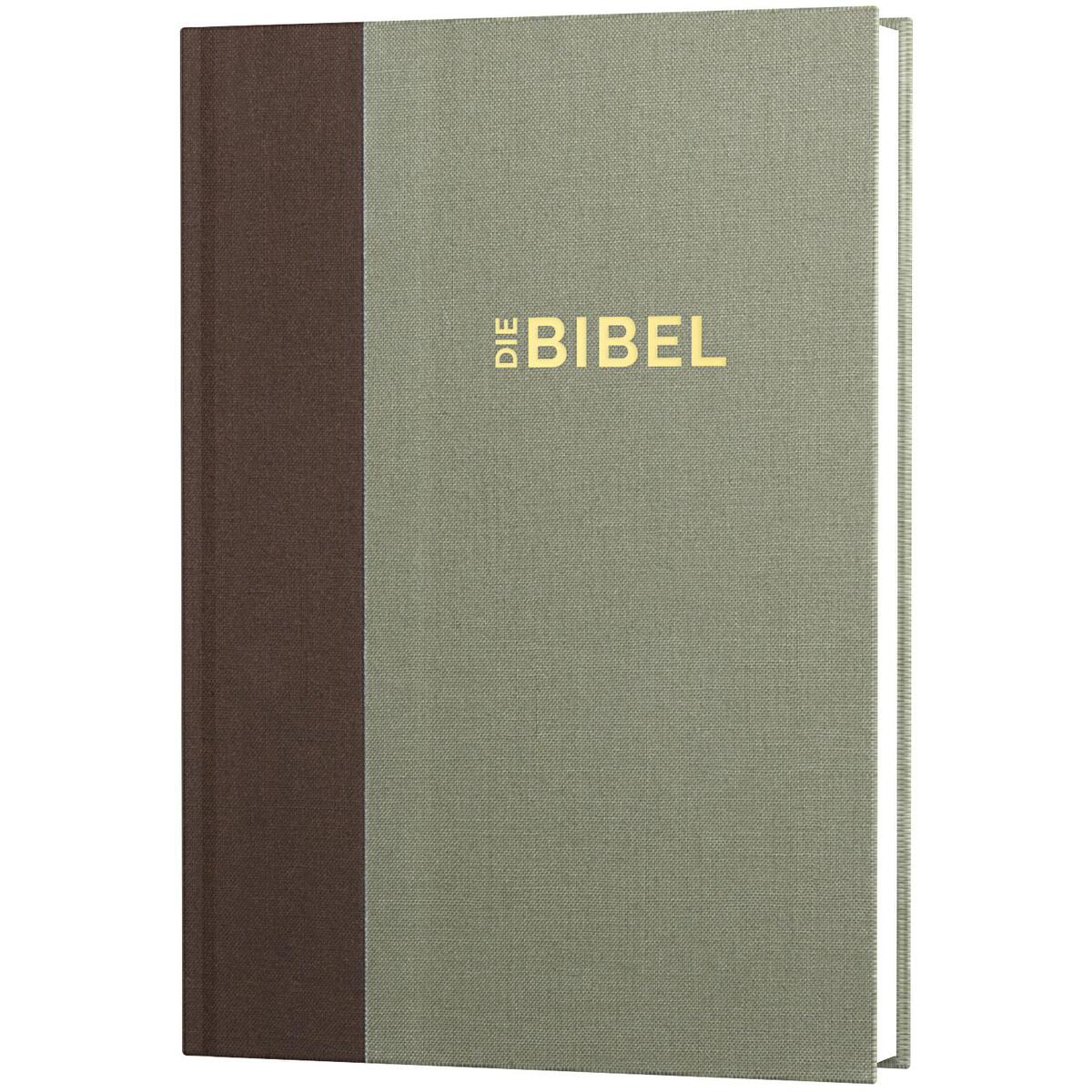 Schlachter 2000 Bibel - Standardausgabe (Duoleinen braun/khaki, fester Einband) von CLV-Christliche