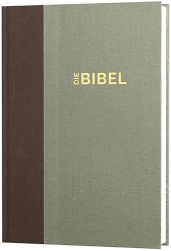 Schlachter 2000 Bibel – Standardausgabe (Duoleinen braun/khaki, fester Einband): Standardausgabe, Cover: Duoleinen / Fadenheftung von Christliche Literaturverbreitung