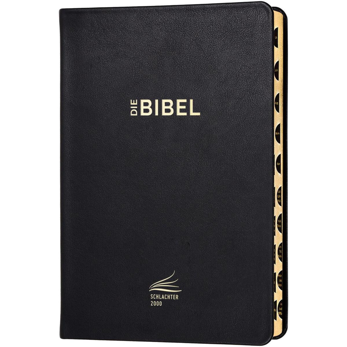 Schlachter 2000 Bibel - Standardausgabe (Kalbsleder, flexibler Einband, schwarz,... Schlachter 2000 Bibel - Standardausgabe (Kalbsleder, flexibler Einband, schwarz,... von CLV-Christliche